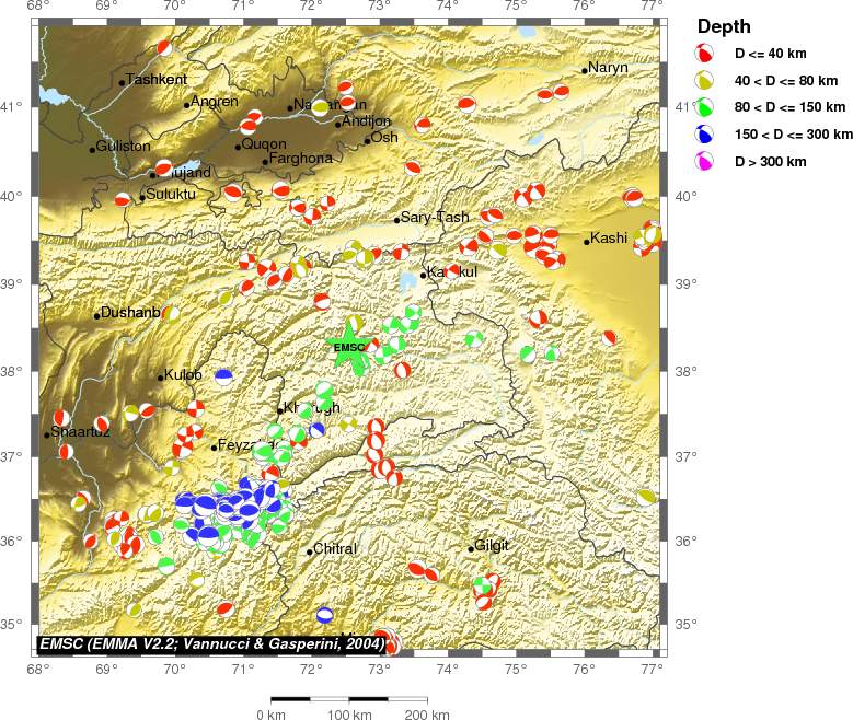 Regional moment Tensor
