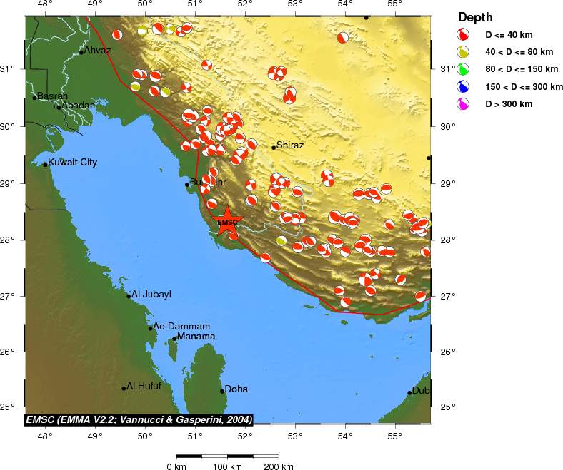 Regional moment Tensor