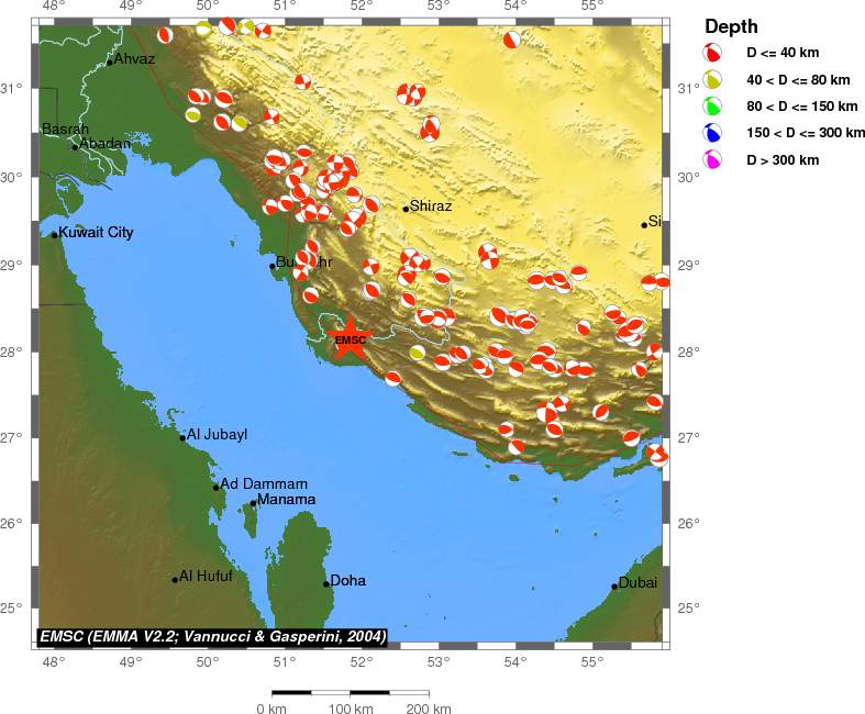 Regional moment Tensor