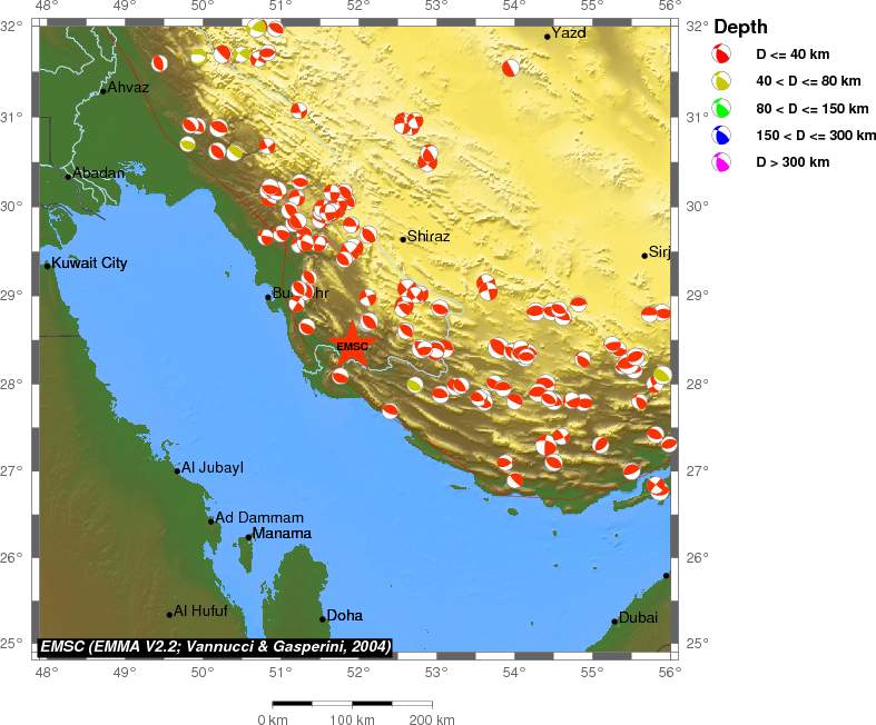 Regional moment Tensor