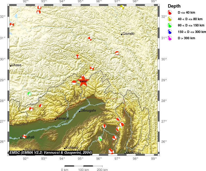 Regional moment Tensor