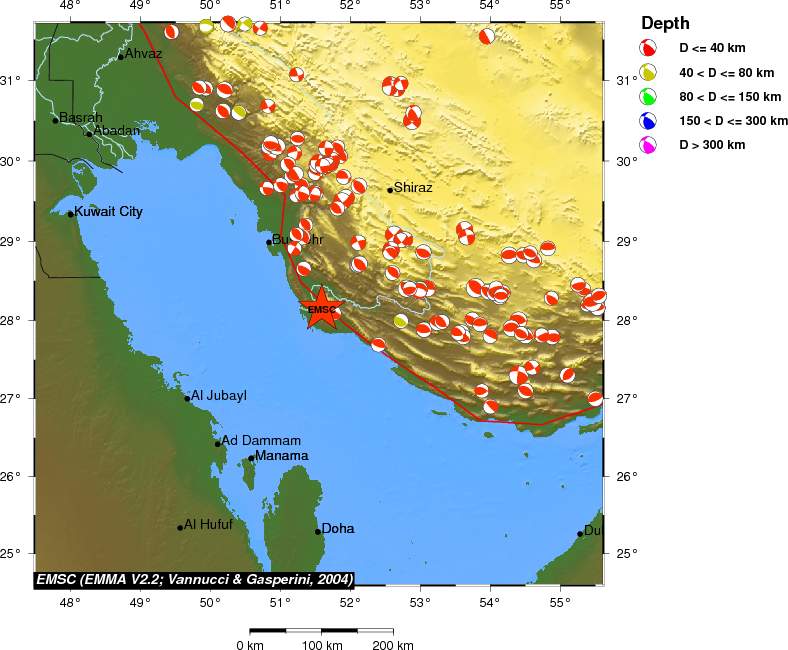Regional moment Tensor