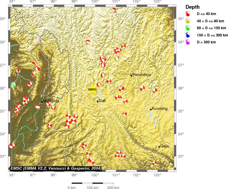 Regional moment Tensor
