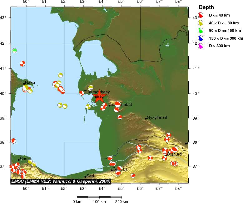 Regional moment Tensor