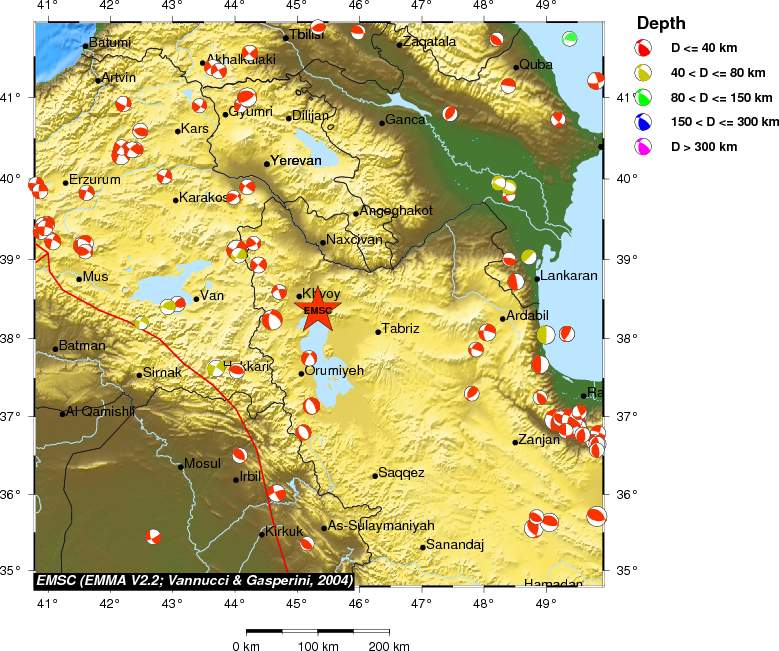Regional moment Tensor