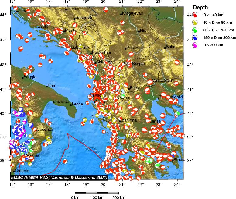 Regional moment Tensor