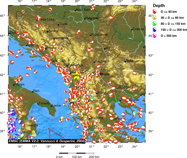 Regional moment Tensor