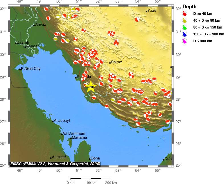 Regional moment Tensor