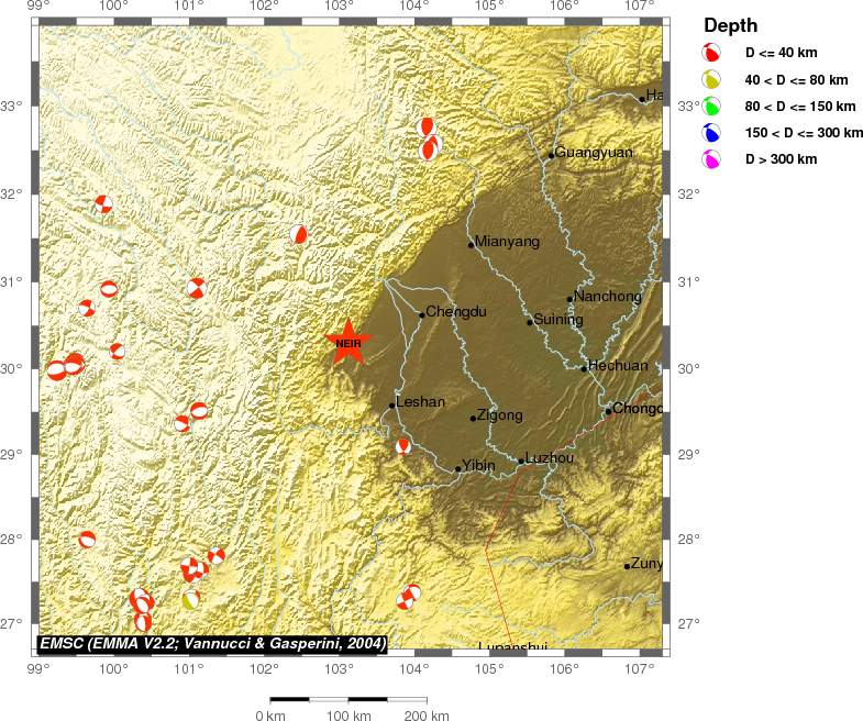 Regional moment Tensor