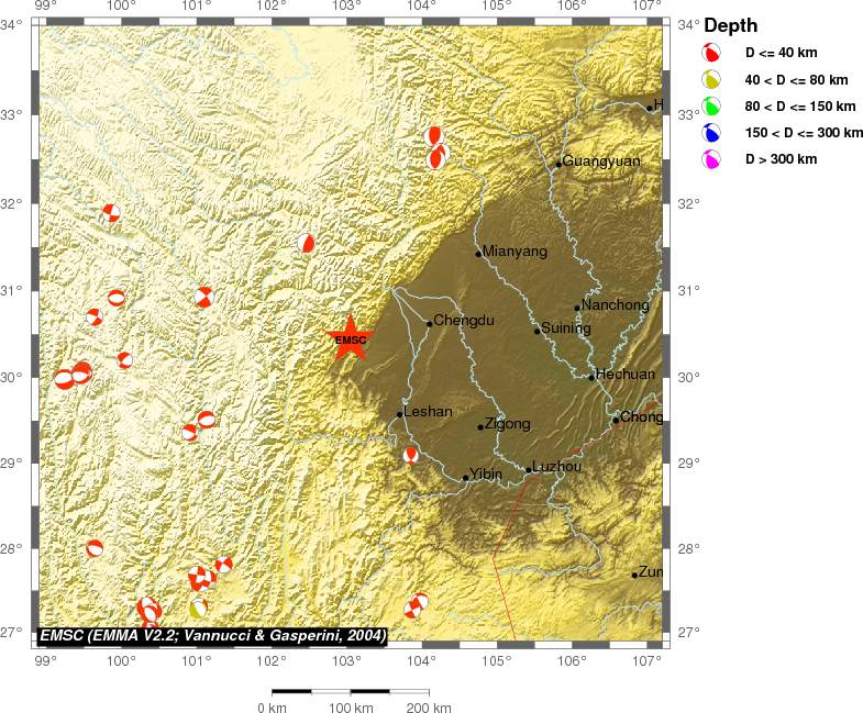 Regional moment Tensor
