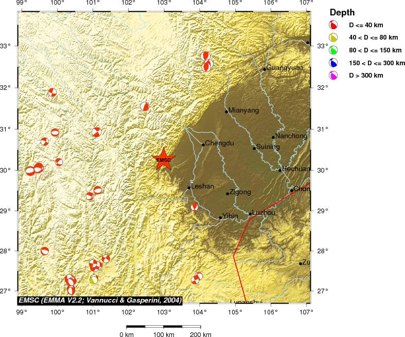 Regional moment Tensor