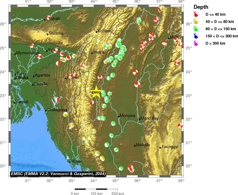Regional moment Tensor
