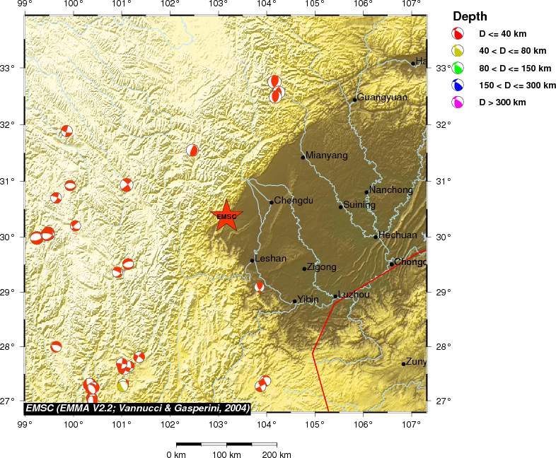 Regional moment Tensor