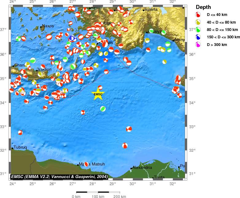 Regional moment Tensor