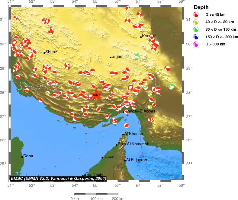 Regional moment Tensor