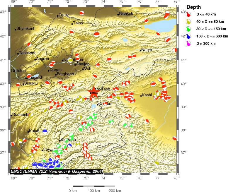 Regional moment Tensor