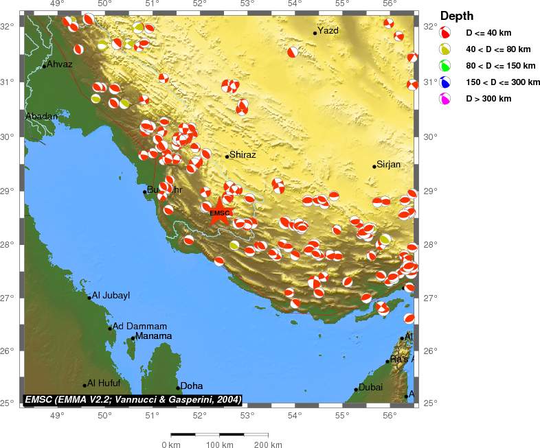 Regional moment Tensor