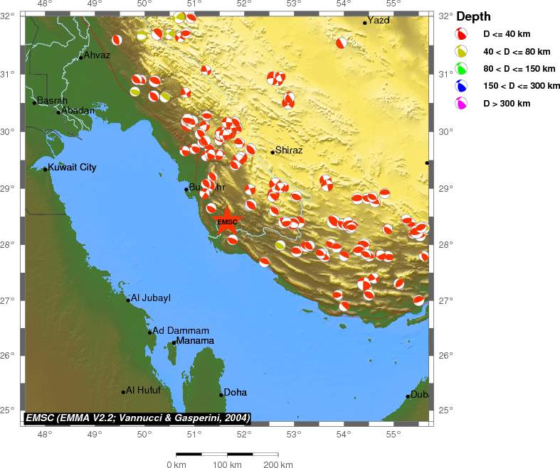Regional moment Tensor