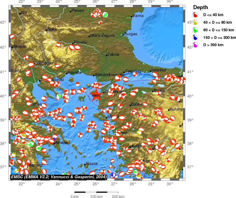 Regional moment Tensor
