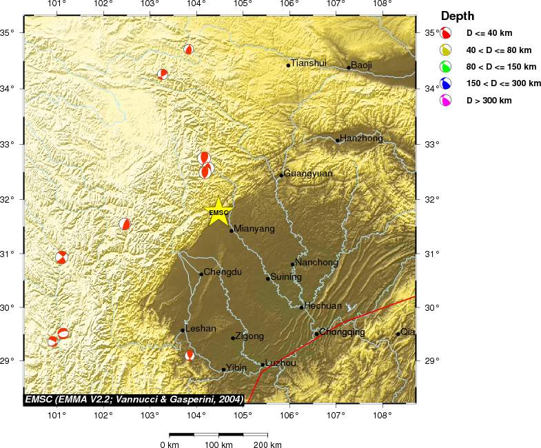 Regional moment Tensor