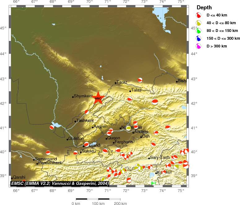 Regional moment Tensor