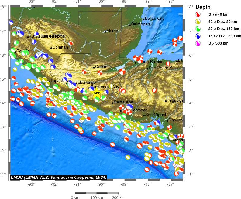 Regional moment Tensor