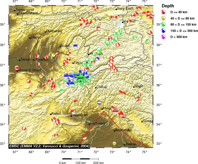 Regional moment Tensor