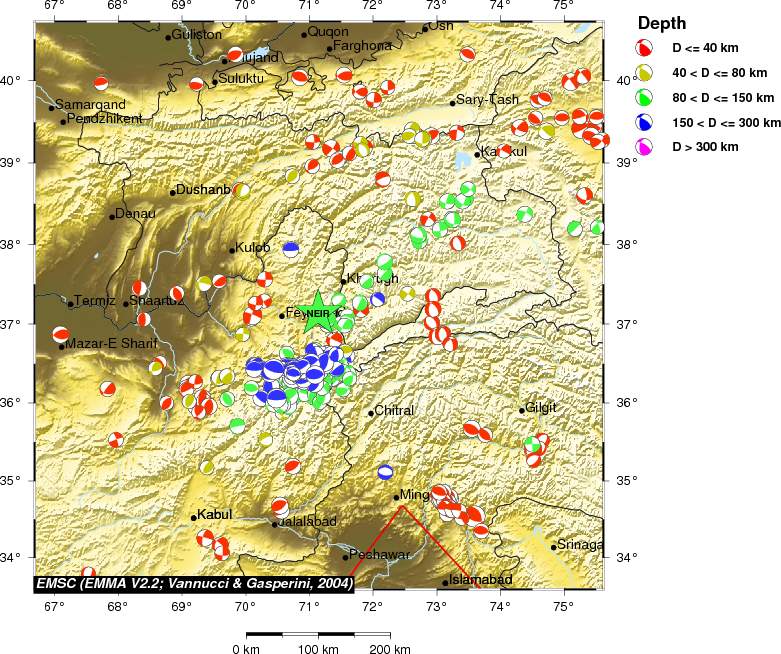Regional moment Tensor
