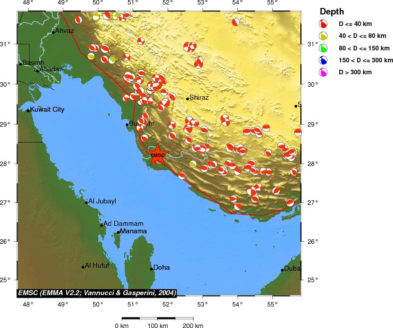 Regional moment Tensor