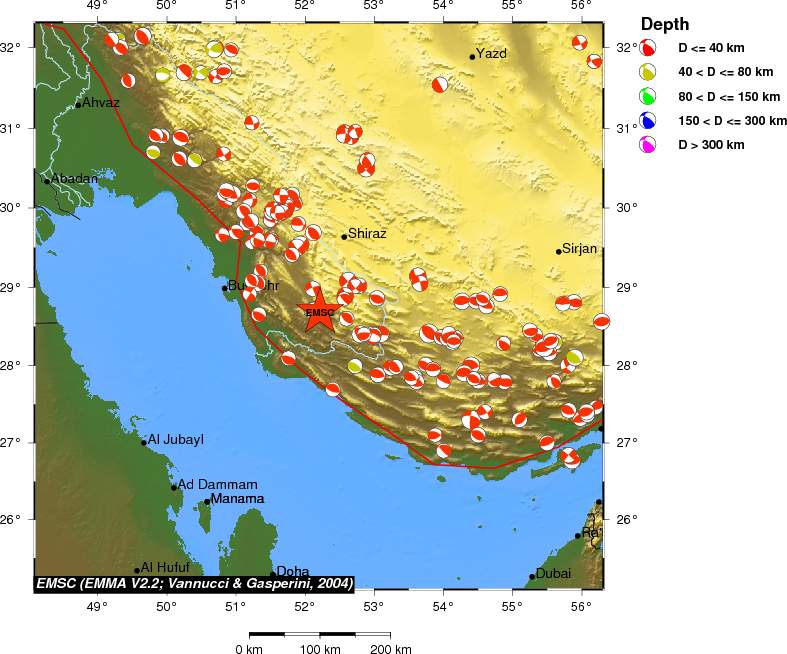 Regional moment Tensor