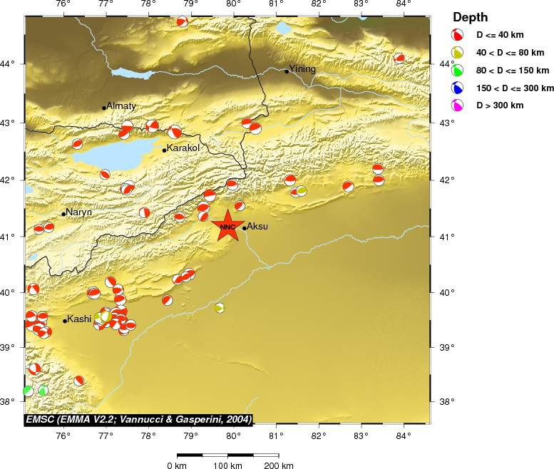 Regional moment Tensor