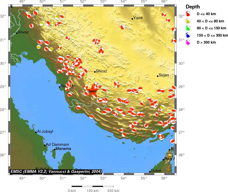 Regional moment Tensor