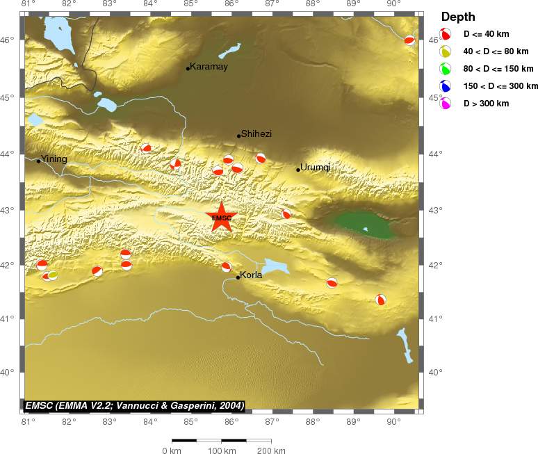 Regional moment Tensor