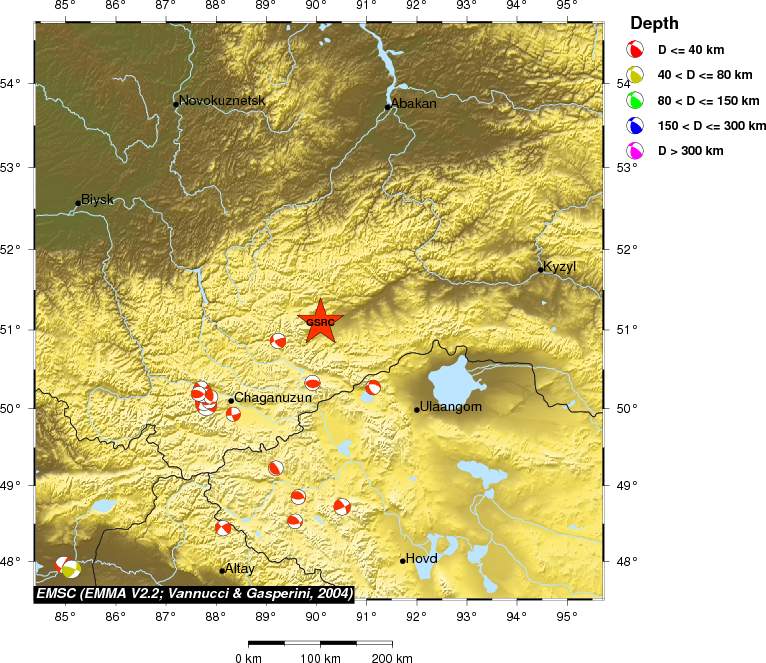 Regional moment Tensor