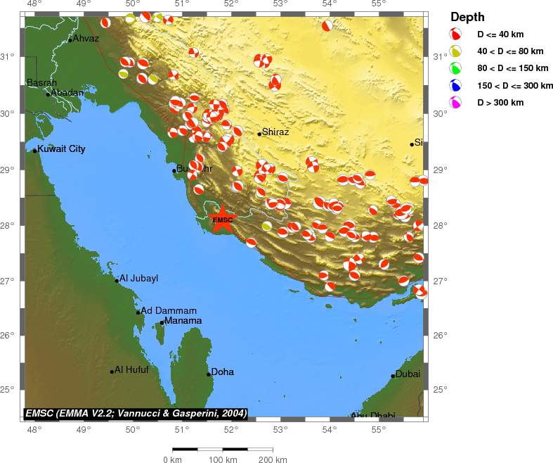 Regional moment Tensor