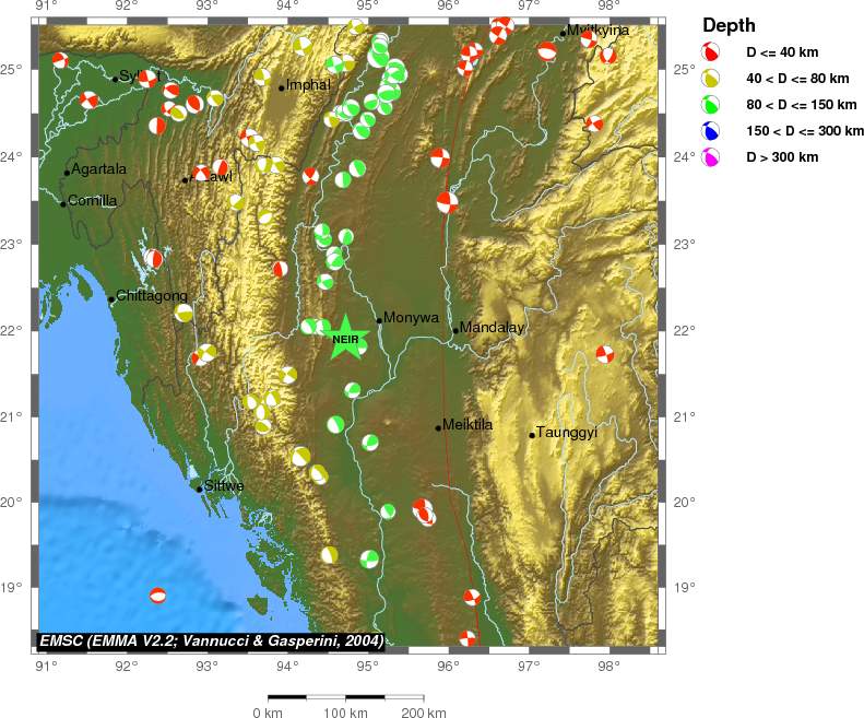 Regional moment Tensor