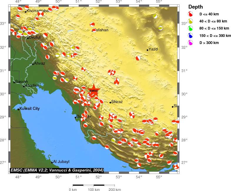 Regional moment Tensor