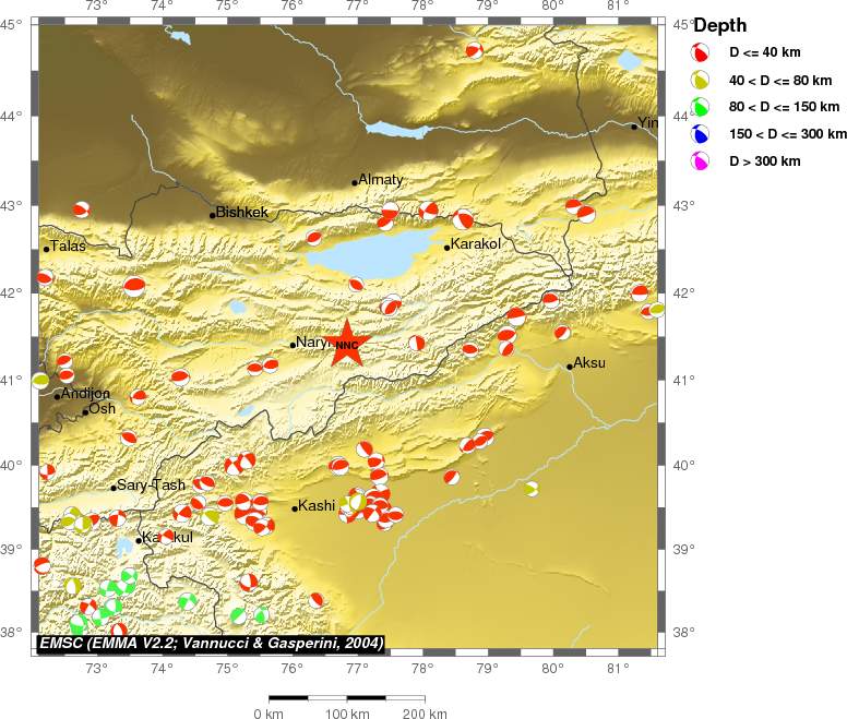 Regional moment Tensor