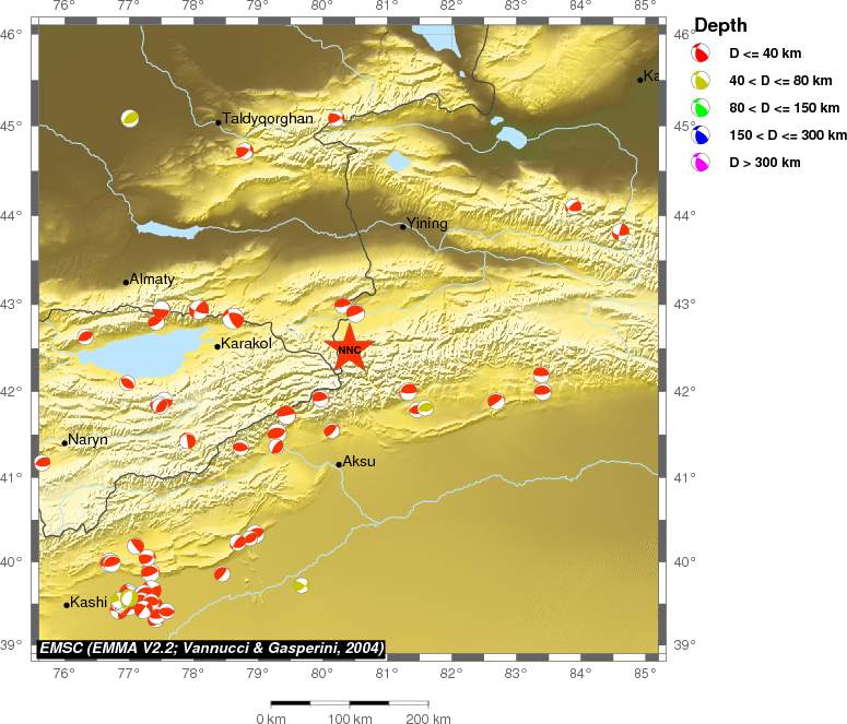 Regional moment Tensor