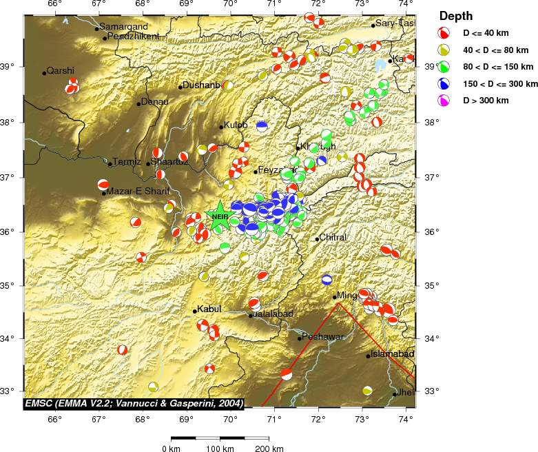 Regional moment Tensor