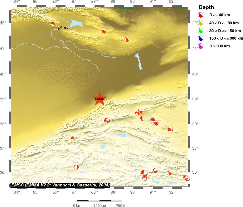 Regional moment Tensor