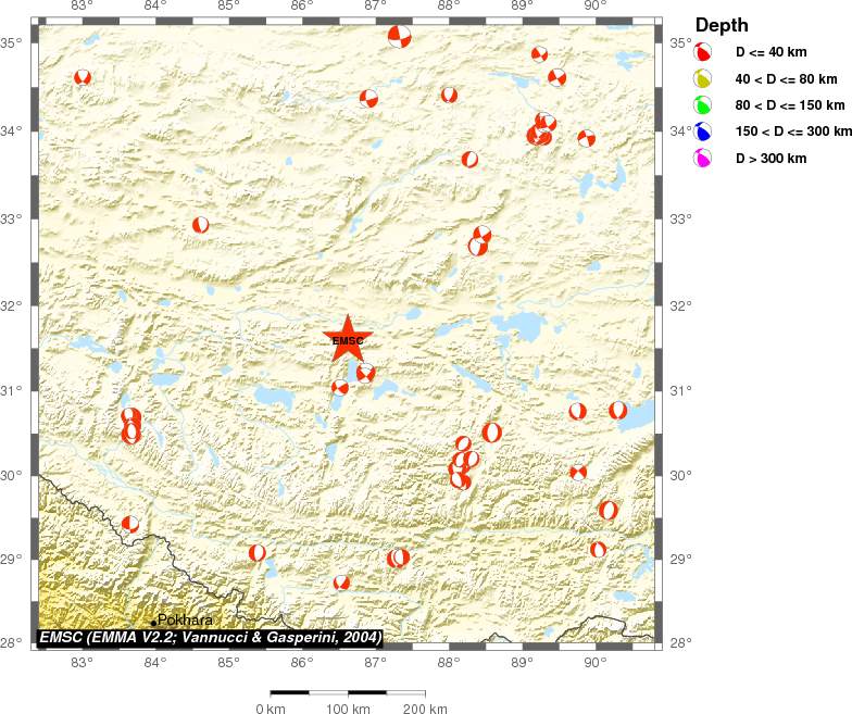 Regional moment Tensor