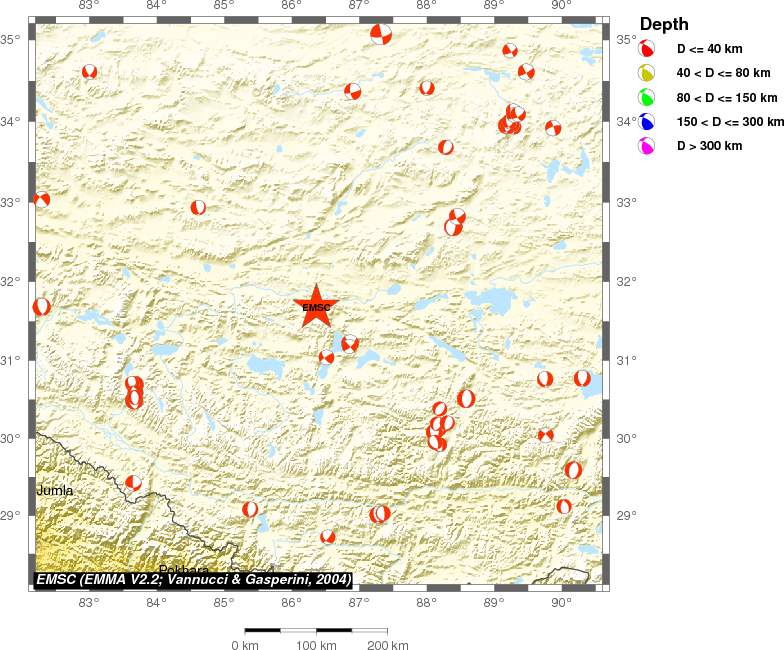 Regional moment Tensor