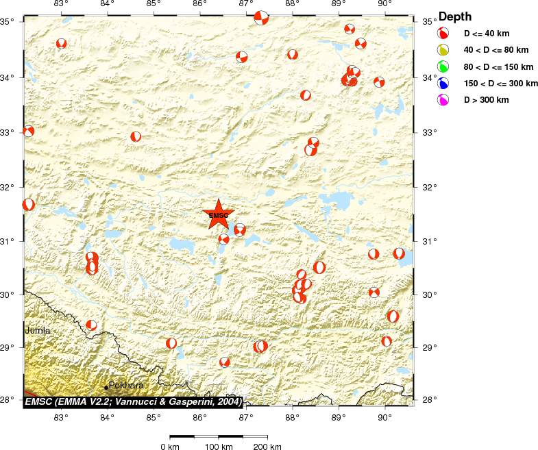 Regional moment Tensor