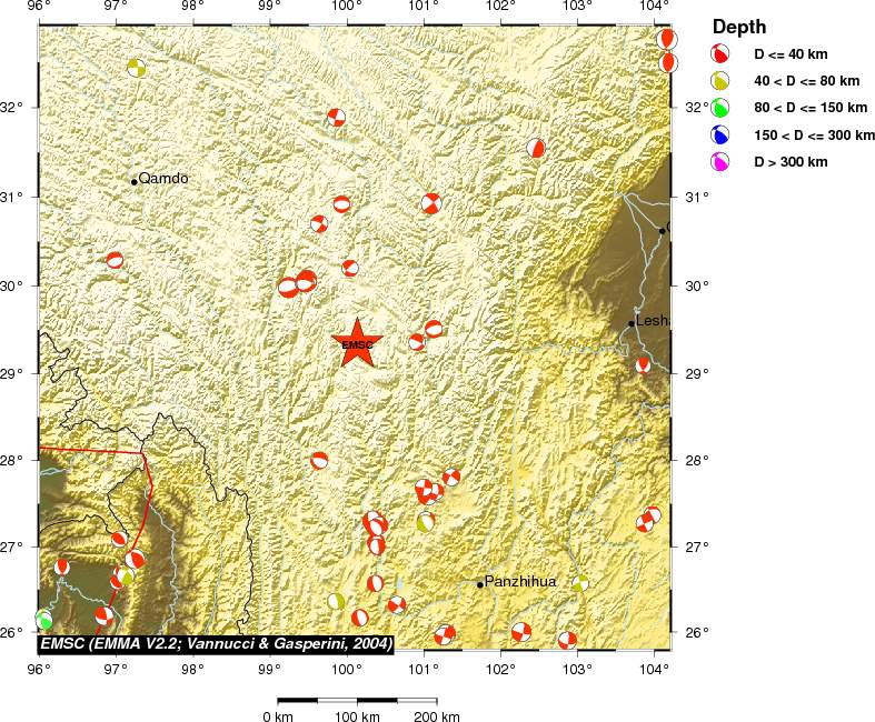 Regional moment Tensor
