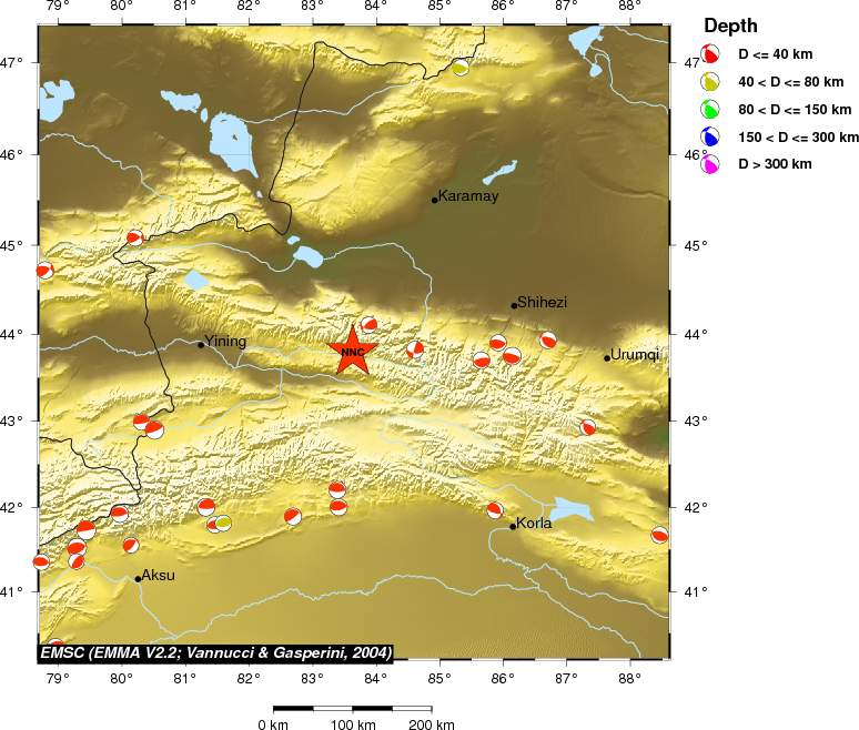 Regional moment Tensor