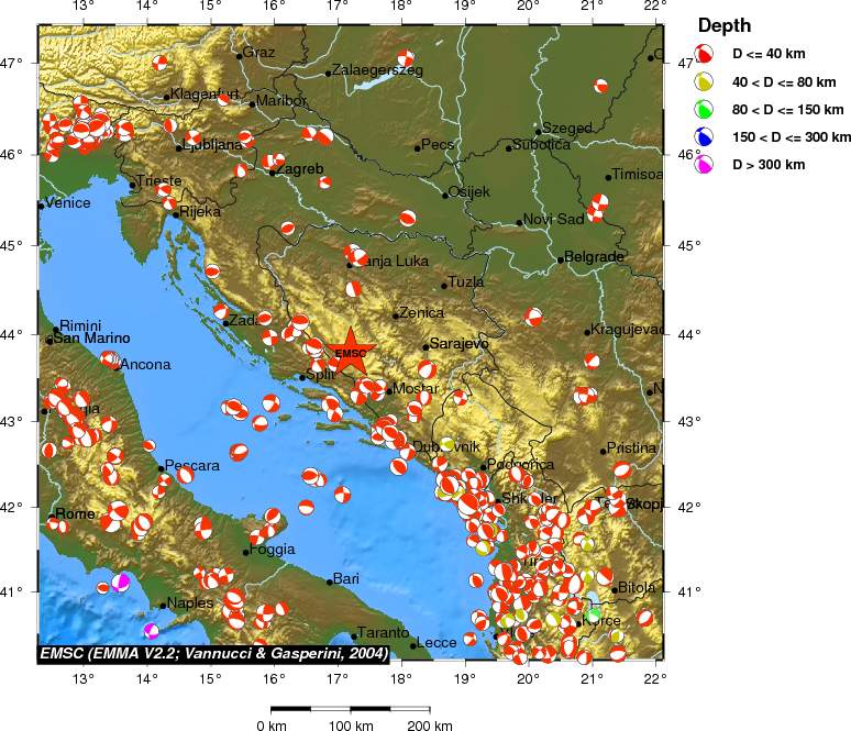 Regional moment Tensor