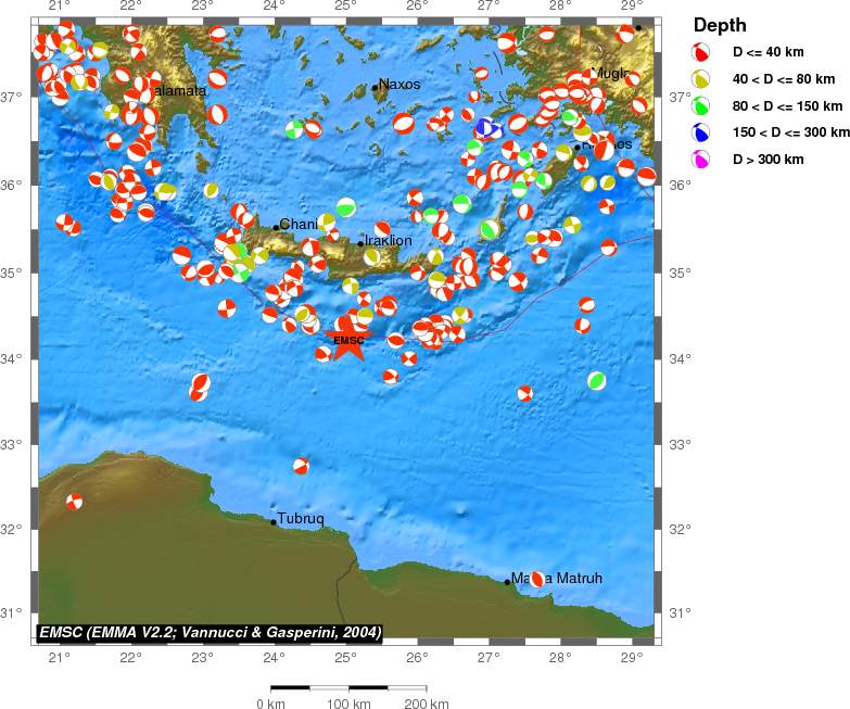 Regional moment Tensor