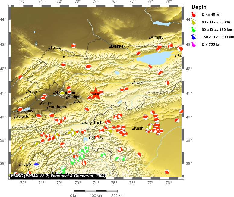 Regional moment Tensor