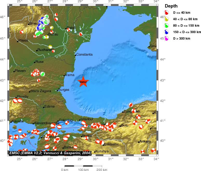 Regional moment Tensor